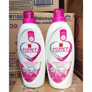 Essence เอสเซ้นซ์เดลี่แคร์ผลิตภัณฑ์ซักผ้าสูตรลดกลิ่นอับขนาด900mlx2ขวดมีให้เลือก3กลิ่นfloral/blossom