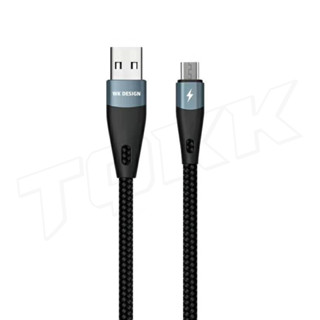 REMAX / WK Design WDC-079 สายชาร์จเร็ว Elephant-Data-Cable-2.4A สำหรับ iPhone/Micro/Type-C USB Cable สายถัก/สายผ้า