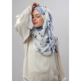 ฮิญาบ BOKITTA รุ่น Chic - CLOVE BLUE  -  Instant hijab