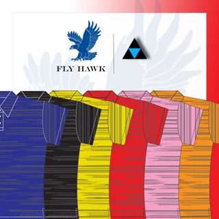 เสื้อโปโลหญิง เสื้อคอปกแขนสั้น เสื้อโปโลสีพื้น FLYHAWK รุ่น A385  ของแท้ 100%