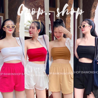 crop..shop งาน3ชิ้น (ขายเเยก) สบายชิลๆ งานสวย ผ้านิ่มเนื้อดีใส่สบายมากๆๆๆ ไม่ไหวแล้ววจร้า แมทชกับบอดี้สูท ก็เก๋มากๆเลย