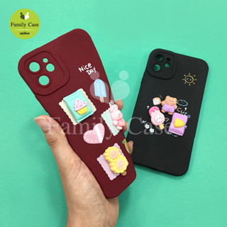 Y11/Y12/Y15/Y17 Y20/Y20s/Y12s Y22 /Realme5 C12 C17 เคสมือถือนิ่ม TPU กันเลนส์กล้องนูนลาย