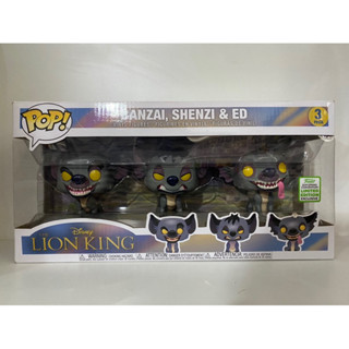 Funko Pop Banzai, Shenzi &amp; Ed Disney Lion King Exclusive 3 Pack