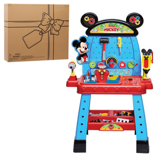 Disney Junior Mickey Mouse Funhouse Workbench, 43-piece Kids Construction Tool Set