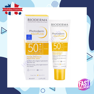 Bioderma Photoderm Aquafluide Sun active defense SPF50+ 40ml แพคเกจใหม่