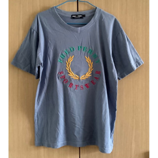 เสื้อผ้ายืดแบรนด์Fred Perryป้ายติดไซด์ L อก40”(มือสองของแม่ค้าเอง คัตป้ายด้านข้างในลำตัวค่ะ)