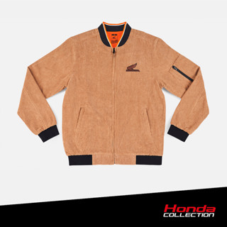 [Collection 2023] Honda เสื้อแจ๊กเก็ตฮอนด้า สีน้ำตาล CORDUROY JACKET BROWN