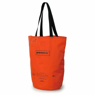 Penco Bucket Tote Orange / กระเป๋า Bucket มีก้น แบบพับเก็บได้ สีส้ม แบรนด์ Penco จากประเทศญี่ปุ่น (HEZ045-OR)