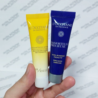 ขายคู่ค่ะ Loccitane Immortelle Divine Mousse En Creme 14ml+Emulsion