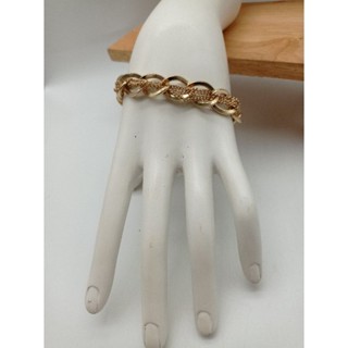 สร้อยข้อมือสีทอง โซ่ทอง งานป้ายแบรนด์ยุโรป