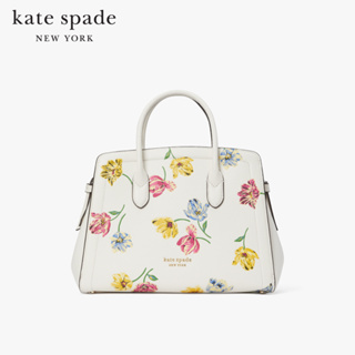 KATE SPADE NEW YORK KNOTT TULIP TOSS EMBOSSED MEDIUM SATCHEL KB283 กระเป๋าถือ