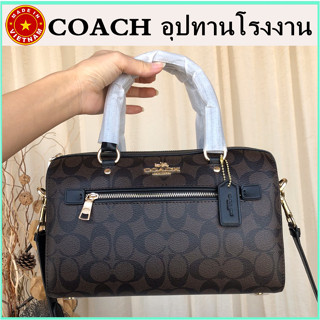 (จัดส่งฟรี) แท้ 100% COACH กระเป๋าหมอนบอสตัน กระเป๋าสะพายผู้หญิง กระเป๋าถือ