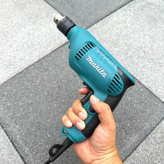 Makita สว่าน สว่านไฟฟ้า ขนาด 3 หุน รุ่น 6412 กำลัง 450W ปรับหมุนได้ซ้ายขวาได้ เจาะไม้ เหล็ก ขันกกรู