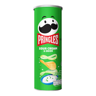 [2 ชิ้น] Pringles Potato crisps sour cream and onion พริงเกิลส์ ซาวครีมและหัวหอม 102 กรัม