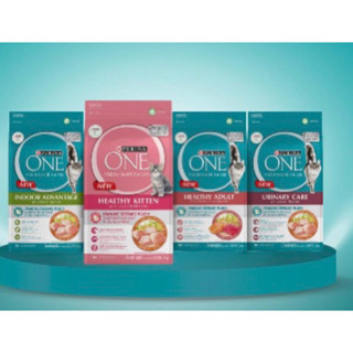 Purina one อาหารสำหรับแมว เกรดซุปเปอร์พรีเมี่ยม มีหลายสูตร ขนาด380กรัม