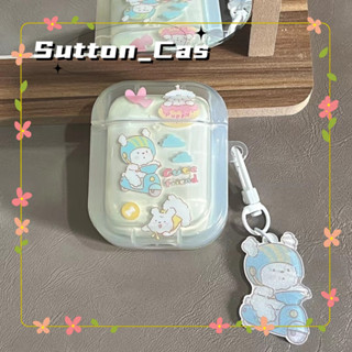 ❤️ส่งของขวัญ❤️ เคสแอร์พอด 1 2 ลูกสุนัข สาวน่ารักหัวใจ เคส AirPods 3 pro ฤดูร้อน ความนิยม case for AirPod Pro2 AirPods ge