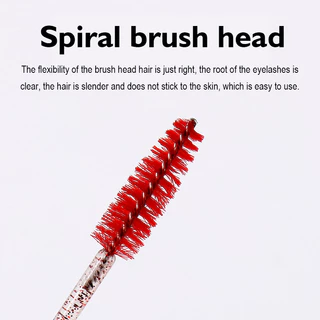 แปรงปัดขนตา หวีขนตา ปัดขนตา ปัดคิ้ว 50 ชิ้น แปรงแต่งหน้าขน หลากสี Eyelash Brush