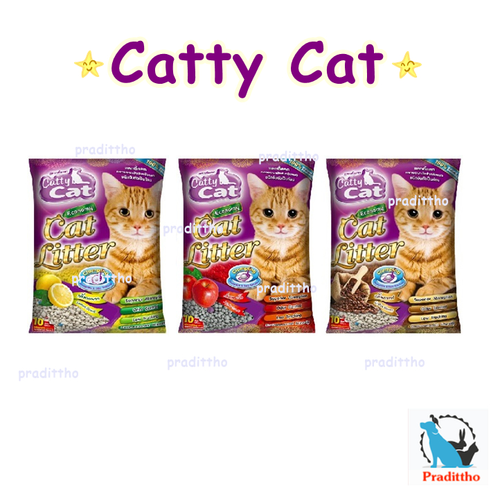 Catty Cat ทรายแมว ช่วยดับกลิ่นเหม็น ส่งกลิ่นหอม 10 ลิตร