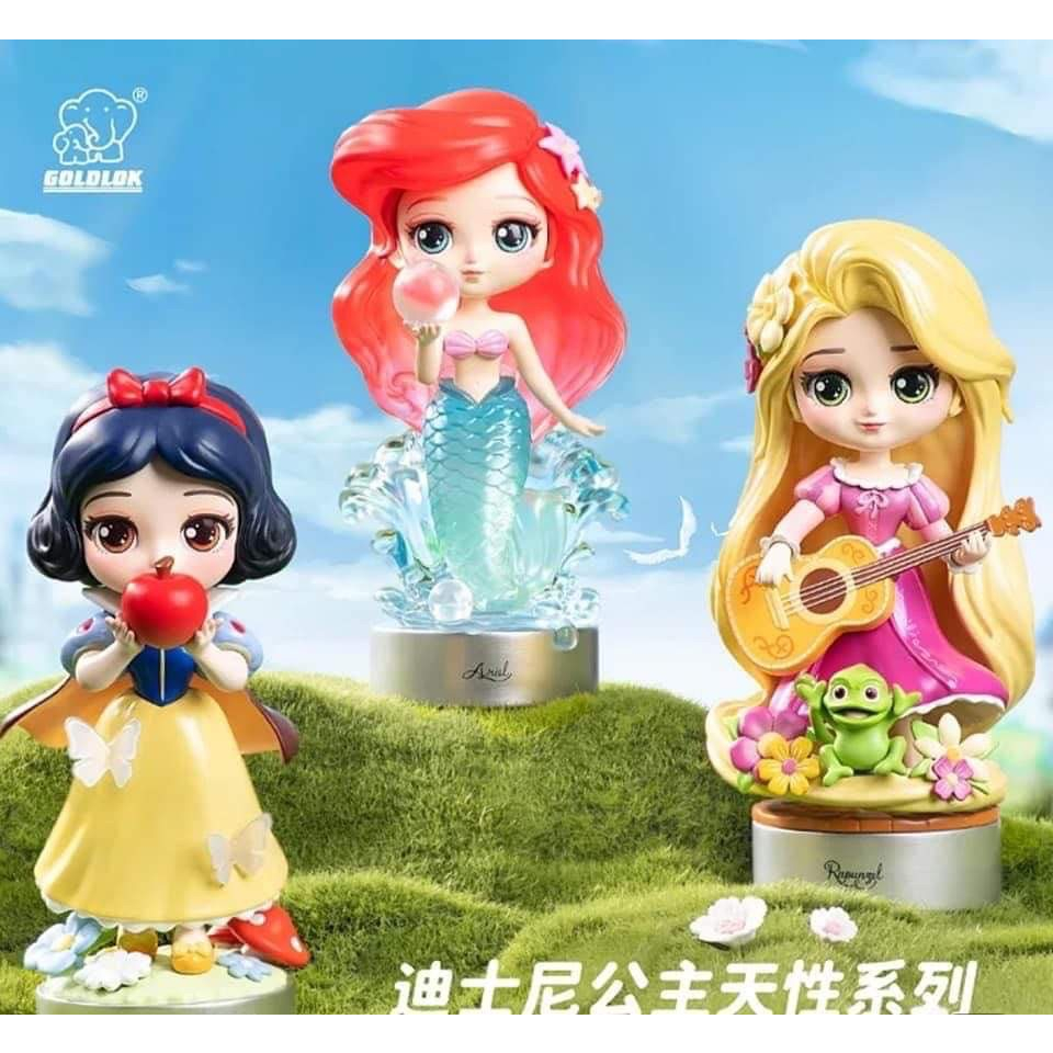 [พร้อมส่งในไทย] โมเดลเจ้าหญิง Disney Princess Arel Rapunzel Snow White Goldlok งานลิขสิทธิ์ของแท้