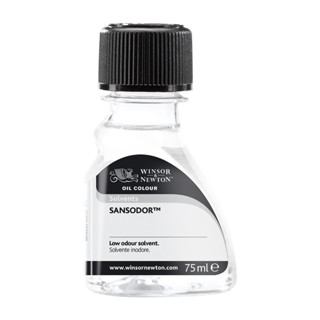 สื่อผสมสี แซนโซดอร์ Sansodor Solvents ตรา Winsor &amp; Newton 75 ml.