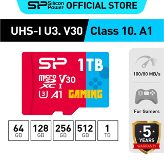 Silicon Power microSD Card รุ่น Superior Gaming microSDXC UHS-I with Adapter, Read100MB/s, Write80MB/s, Nintendo-Switch