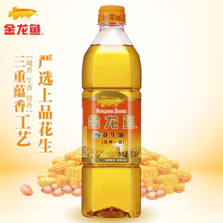 น้ำมันถั่วลิสง สำหรับประกอบอาหาร 金龙鱼 特香花生油 900ml