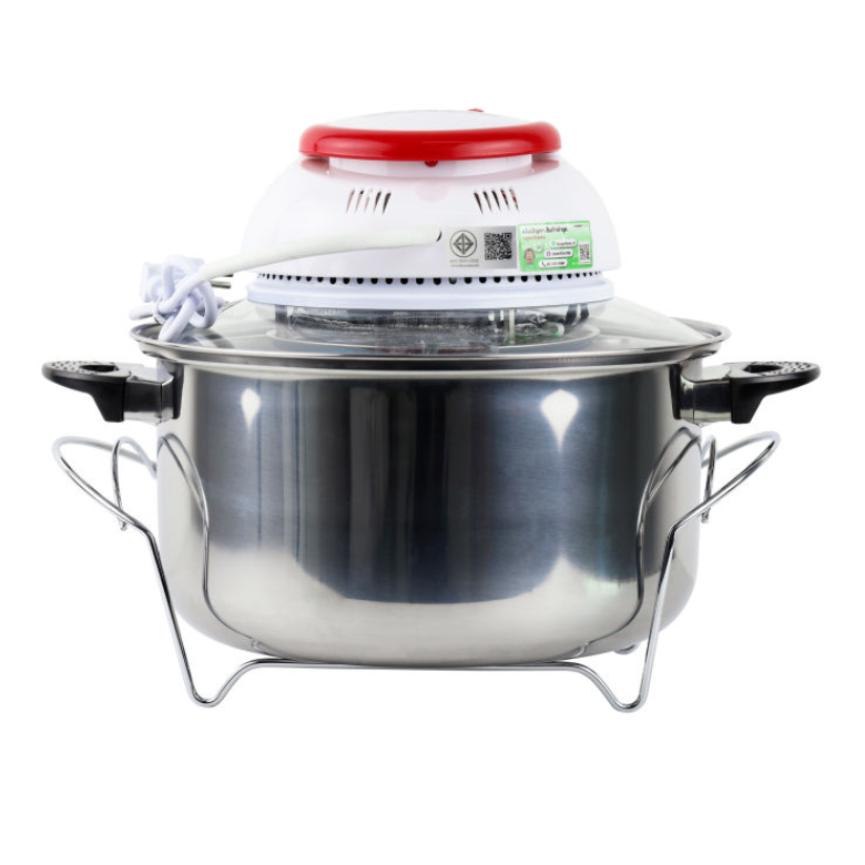 SMARTHOME หม้ออบลมร้อนโถแสตนเลส รุ่นใหม่ MV-1203 กำลังไฟ 1200วัตต์ 12 ลิตร หม้ออบฮาโลเจน - รูปที่ 3