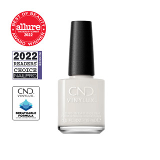 CND VINYLUX สีทาเล็บกึ่งเจล สี All Frothed Up 0.5 oz. (15 ml.) นำเข้าจากอเมริกา