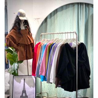 สินค้านำเข้า   แบบมาใหม่ล่าสุดคร้า🥰  งาน เช็ต สุดคุ้ม… สเวสเตอร์ ฮู้ดคอวี +กางเกงขาสั้น