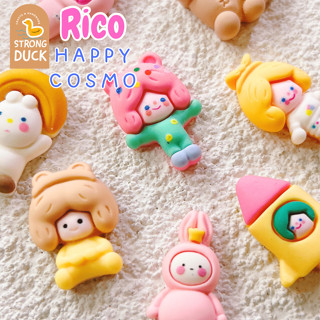 เรซิ่นตัวการ์ตูน ชุด การ์ตูน RICO ริโก้ ชุดที่ 1 Happy Rico ตกแต่งมือถือ แฮนด์เมด (1 ชุด 4 ชิ้น)