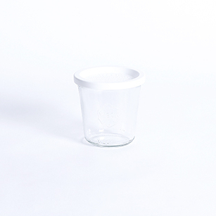 WECK - MOLD JAR 290 ML W/PM ขวดแก้ว ฝาพลาสติก (WE-900LM)