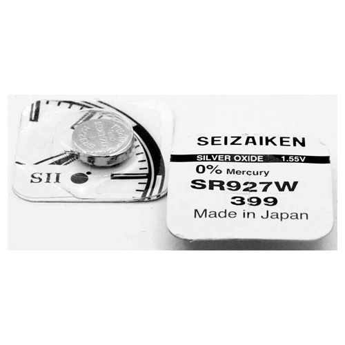 ถ่านนาฬิกา SEIZAIKEN Seiko 399/SR927W 1.55V ของแท้ จำหน่ายแบบแบ่งขาย