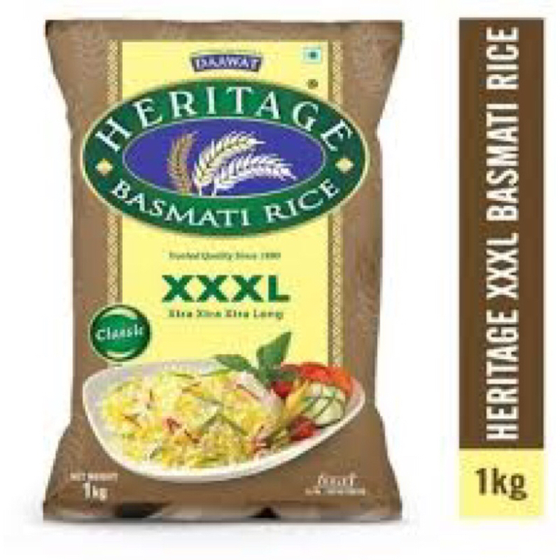 Daawat Heritage XXXL Basmati Rice 1kg