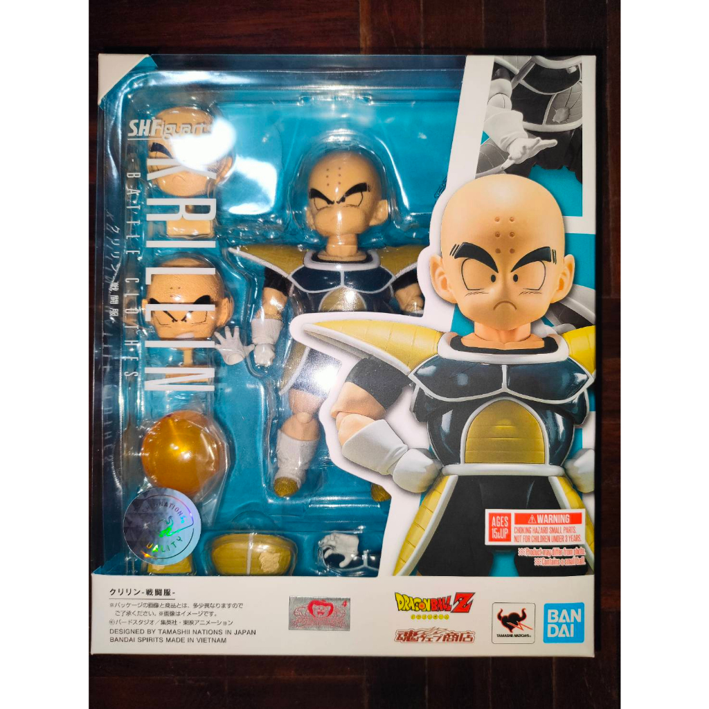 (ส่งด่วน)S.H.FIGUARTS KRILLIN -BATTLE CLOTH- คุรุริน ดราก้อนบอล แซด #Kimyutoys