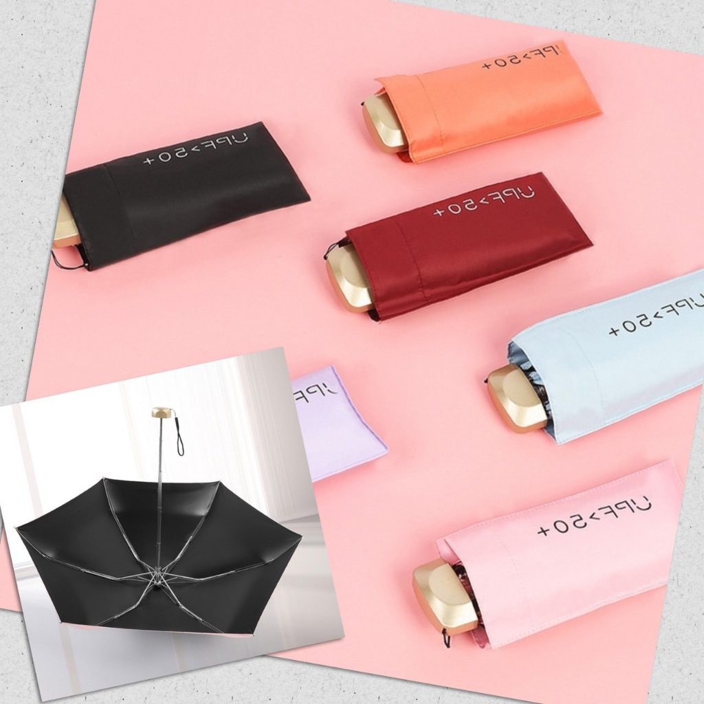 ⚡ ร่ม UV ร่มกันแดด กันฝน ร่มพับ พกพา เคลือบยูวี ขนาดเล็ก มินิมอล สีสันสวยงาม รุ่นแข็งแรงพิเศษ เกรดพรีเมี่ยม ⚡