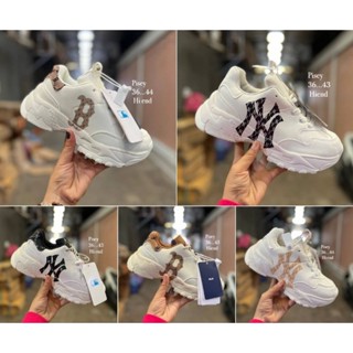 เช็คของก่อนกดสั่งซื้อ NEW 👟ผ้าใบmbl 👟ผ้าใบNY งานสวย Free box (ไซส์36-44) ผ้าใบผู้ชาย ผ้าใบผู้หญิง