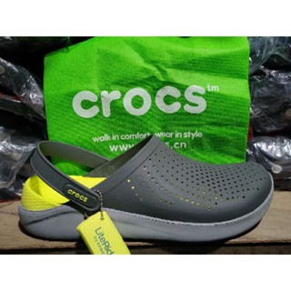 Crocs Lite Ride Clog รองเท้าแตะ แบบลำลอง มาใหม่สุดฮิต ใส่ได้ทุกเพศ มีส่วนลดราคา