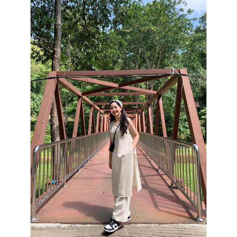 เดรสผูกข้าง แขนกุด 6สีพร้อมส่ง - รูปที่ 4