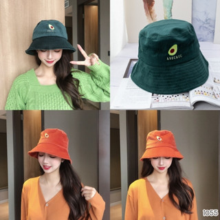 💋𝑩𝒀𝒁𝑨𝒁𝑨⚡️พร้อมส่ง📌📌หมวกบักเก็ตผ้าลูกฟูกปังอโวคาโด้🥑