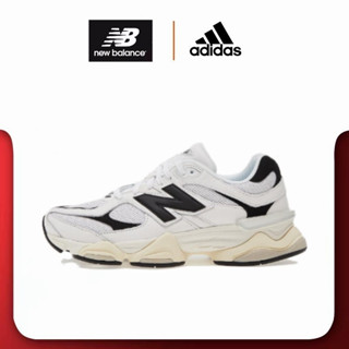 New Balance 9060 White and black Sports shoes style ของแท้ 100 %Running shoes