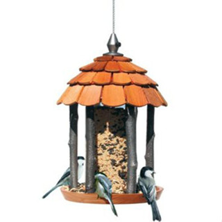 Perky Pet : PKP50129* ที่ให้อาหารนก Birdscapes Wood Gazebo Feeder