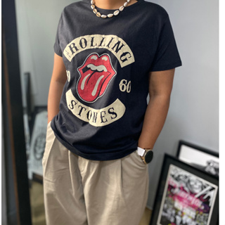 เสื้อวงผู้หญิง the rolling stones ของแท้100%