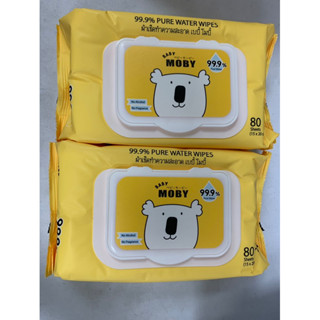 1 แถม 1 ทิชชู่เปียก Moby ราคาพิเศษหมดแล้วหมดเลย ซื้อ1 แถม 1