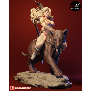 [โมเดลไม่ทำสี] 【Amazon Princess Roland Loren Amazon Double Body Edition 3D printing model