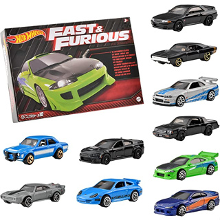 Hot Wheels 10 Car Pack Fast and Furious