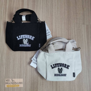 ของแท้ 💯% กระเป๋าสะพายข้าง LIFEWORK Arch Logo Canvas 2Way Mini Tote Bag