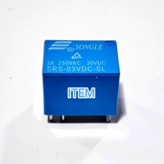 รถกระป๋อง รีเลย์ Relay 3V 3A SONGLE 6ขา ของแท้ รีเลย์รถกระป๋อง รุ่นนี้รองรับมอเตอร์รอบสูง