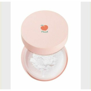 (ของแท้💯 %)หิ้วเองSkinfood Peach Cotton Multi Finish Powder 5g./15g. สกินฟู้ด แป้งฝุ่นพีชสาเก