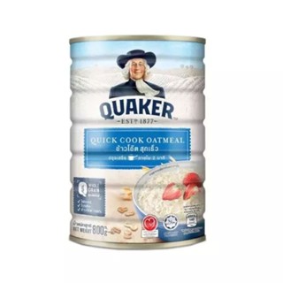 เควกเกอร์ (Quaker Oatmeal) ข้าวโอ๊ตแบบสุกเร็ว 800 กรัม