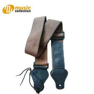 สายสะพายกีตาร์ MUSIC COLLECTION BROWN GUITAR STRAP